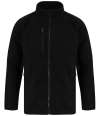 H860 Henbury Recycled Polyester Micro Fleece Jacket Black colour image